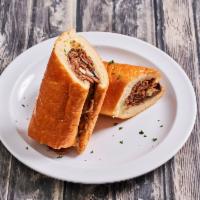 Classic Cheesesteaks Hoagies · Beef ribeye or chicken breast, grilled onion or grilled mushroom, American or sweet provolon...