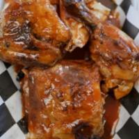 Half BBQ Chicken Meal · Half chicken served with choice of 2 sides (mac and cheese, collard greens, BBQ baked beans,...