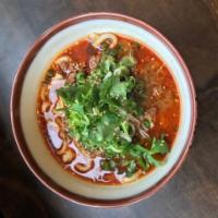 Spicy Beef Tan Tan Udon *Crowd Favorite!* · SPICY MISO-SESAME BROTH, GROUND BEEF, GREEN ONIONS, BEAN SPROUTS, CILANTRO, CHILI OIL & TOAS...