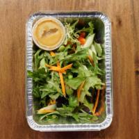 Side Japanese Mixed Green Salad · w/ Miso-Sesame Dressing (Dressing On Side)