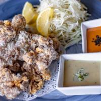 Chicken Karaage* · Chicken marinated in our Sweet and Savory sauce, fried in a Japanese style batter