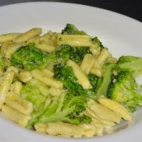 Cavatelli with Broccoli · Served with butter, garlic and cheese sauce.