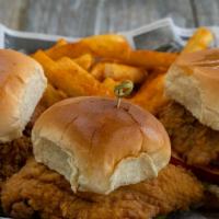 3 Chicken Burger Sliders · 