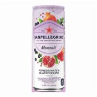 S.Pellegrino Pomegranate & Blackcurrant  · Sparkling drink with 3% Pomegranate and 3% Blackcurrant juices from concentrate with other n...