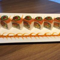 911 Special Roll · Spicy tuna roll top crabmeat, jalapeno, with eel sauce, and spicy mayo sauce.