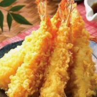 Shrimp Tempura Appetizer · Deep fried crispy shrimp (4pcs), onion (1pc).