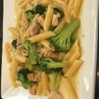 Chicken and Broccoli Dinner · Sauteed in garlic and oil.
