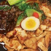 1. Shoyu Atomic Bomb Chicken Ramen · Korean BBQ Chicken with kamikaze sauce