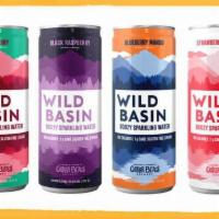 Wild Basin Hard Seltzer Can · Yumberry, Blueberry Mango, Black Raspberry and Strawberry Coconut - Wild Basin, CO - 5% ABV ...