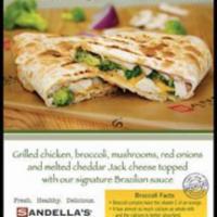 Italian Chicken Broccoli Panini · Grilled chicken, mushrooms, red onions, broccoli, cheddar Jack cheese with our signature Bra...