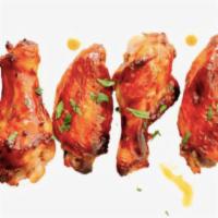 BEST CHICKEN WINGS · Served with choice of Thai chili, BBQ or Frank's Red Hot