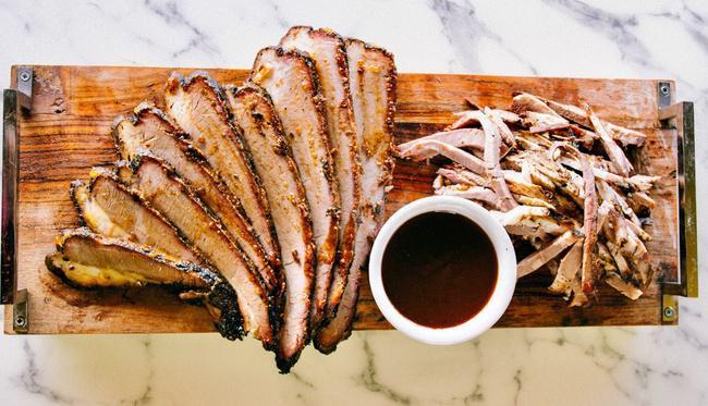Brisket 1/2 LB · A half-pound of mesquite-smoked brisket, sliced or chopped the way you like it.