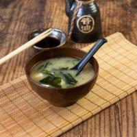 Miso Soup · Tofu, wakame, scallion.