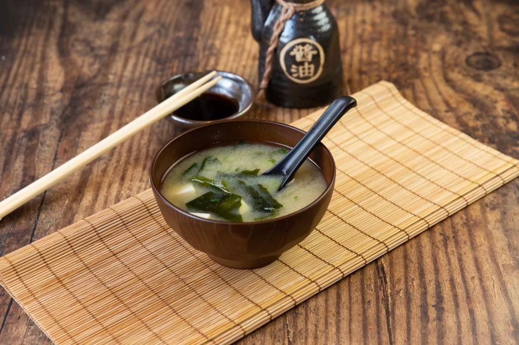 Miso Soup · Tofu, wakame, scallion.
