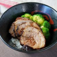 Chasu Bowl · Japanese style roast pork over rice.