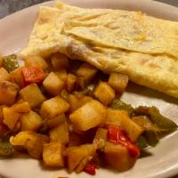 BYO Omelet · Build your own omelette with your choice of one meat, one cheese, and 3 vegetables.