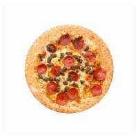 Small Italian Style Pizza and Wings · Cheese pizza topped with satiating two-meats blend of pepperoni and Italian sausage. Comes w...