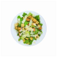Caesar Salad · Italian classic recipe with crisp Romaine lettuce, Parmesan cheese and crunchy croutons