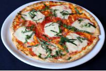 Margherita Pizza · Fresh mozzarella, tomato sauce and fresh basil.