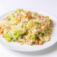 Caesar Salad · Romaine lettuce, croutons, and parmesan cheese. Served with a side of Caesar dressing. (Pric...