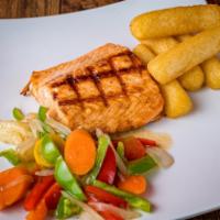 Grilled Salmon  · Served with 2 side orders.
