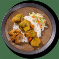 Curried Chicken Meal · Tender chunks of curry-clad chicken cooked to the bone. CHOOSE SIDES