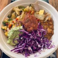 Salad Bowl (no Shell) · Salad bowl served with lettuce mix + one protein of your choice +any cold toppings. (taco sh...