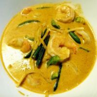 Red Curry · A classic Thai curry made with red chili paste, coconut milk, bamboo shoots, green bean and ...