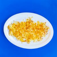 Hash Browns · Freshly-made golden hash browns.