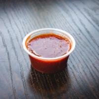BBQ Sauce · 2oz. of our homemade, tangy BBQ sauce.
