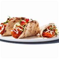 Original Buffalo Chicken Tacos · We’ll buffalo chicken pretty much anything. Grilled or crispy chicken tossed in your favorit...