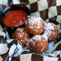 Risotto Balls · PLightly fried. Served with marinara.