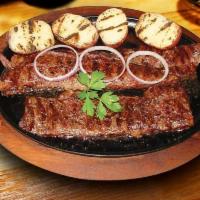 30. Entraña steak · Grilled skirt steak.