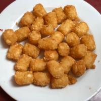 Tater Tots 薯仔粒 · Comes with ketchup.