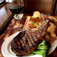 Black Angus Steak · Your choice of ribeye, skirt or New York Strip served with potato and broccoli.