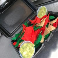 Chips and Guacamole · 2 sides of guac