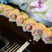 8 Pieces Fuji Roll · Inside: tuna, yellowtail and avocado. Outside: spicy tuna, scallion and spicy mayo. Contains...