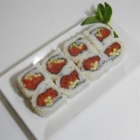 8 Pieces Spicy Tuna Roll · Spicy tuna and cucumber. Also known as the spicy tekka roll. Contains raw fish.