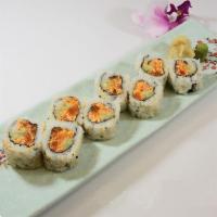 8 Pieces Spicy Salmon Roll · Spicy salmon and cucumber. Contains raw fish.