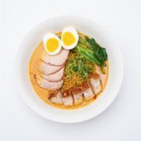 8. House Curry Noodles · House Khao Soi curry noodle, with five spice pork loin, crispy pork belly, whole soft boiled...