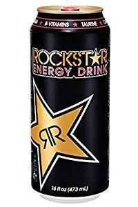 Energy Drinks · Rockstar energy cans.