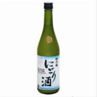 Nigori (Sho Chiku Bai) · Unfiltered sweet sake, 12 oz. 
Must be 21 to purchase.