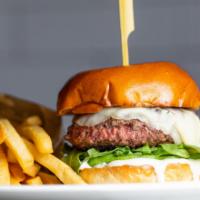  Cheeseburger · Hormones - antibiotics free natural beef chuck, fontina, avocado, arugula, aioli mustard, fr...