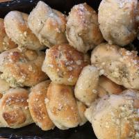 1 Garlic Knot · Made from store made pizza dough & garlic spread. 