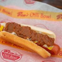 Beef Dog · Enjoy this jumbo 1/4 lb. All-Beef Dog  served on a warm steamed bun with your choice of cond...
