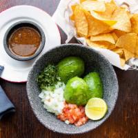 Guacamole · Avocado, tomato, onion, cilantro lime, chile serrano

Gluten Free, Vegetarian
