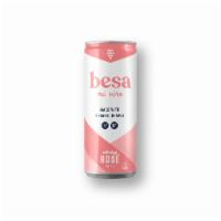 Rosé, Besa, Mi Vino, CA (Can) · 0g sugar, dry and a lil’ fizzy