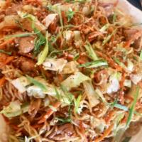 Yakisoba stir-fry · Stir fried with vegetables. With Choice of meat.