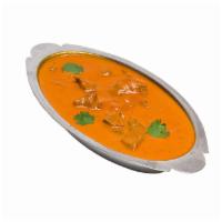 Lamb Tikka Masala · Lamb cooked in creamy sauce with finely chopped bell peppers and onions.