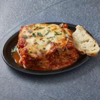 Meat Lasagna · Layers of imported artisan cheese and house made bolognese.